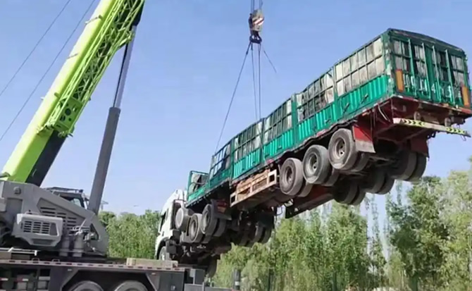 张北道路脱困救援案例